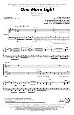 page one of One More Light (arr. Cristi Cary Miller) (SATB Choir)
