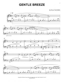 page one of Gentle Breeze (Piano Solo)