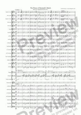 page one of Music for a Splendid Occasion - 2. The Prince of Denmark's March