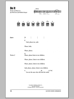 page one of Do It (Guitar Chords/Lyrics)