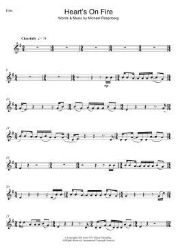 page one of Heart's On Fire (Flute Solo)