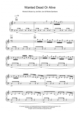 page one of Wanted Dead Or Alive (Violin Solo)
