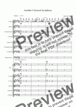 page one of Another Classical Symphony