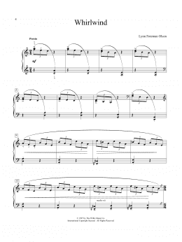 page one of Whirlwind (Educational Piano)