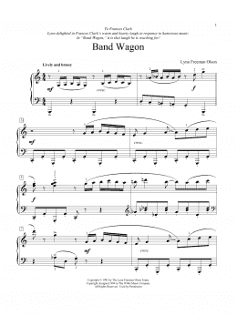 page one of Band Wagon (Educational Piano)