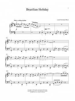 page one of Brazilian Holiday (Educational Piano)
