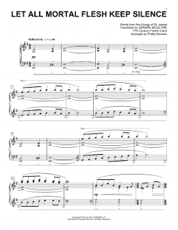 page one of Let All Mortal Flesh Keep Silence [Classical version] (arr. Phillip Keveren) (Piano Solo)