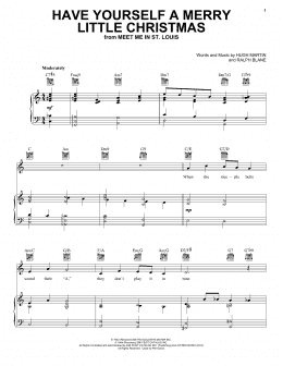 page one of Have Yourself A Merry Little Christmas (Vocal Pro + Piano/Guitar)