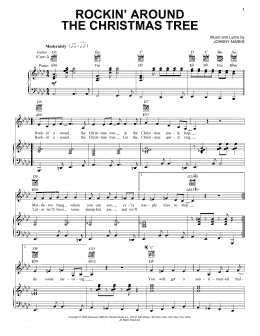 page one of Rockin' Around The Christmas Tree (Vocal Pro + Piano/Guitar)