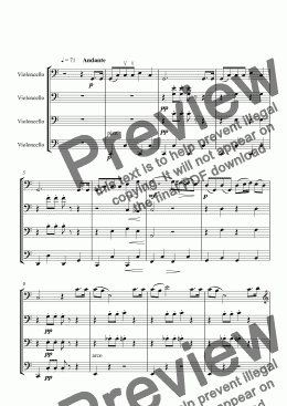 page one of Quartet from Rigoletto