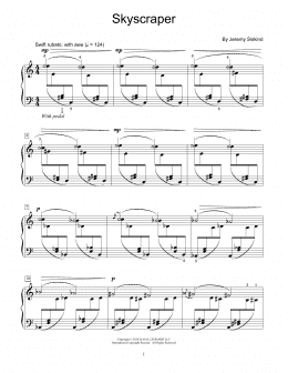 page one of Skyscraper (Educational Piano)