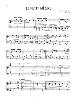 page one of Le Petit Negre (Piano Solo)