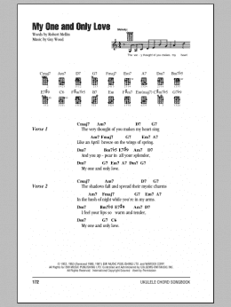 page one of My One And Only Love (Ukulele Chords/Lyrics)