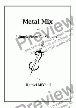 page one of Metal Mix