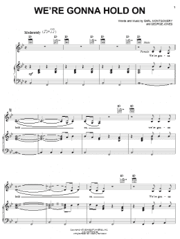 page one of We're Gonna Hold On (Piano, Vocal & Guitar Chords (Right-Hand Melody))