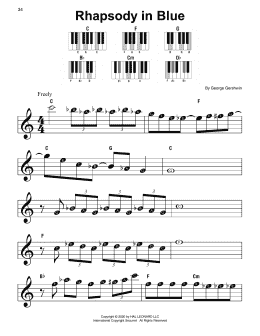 page one of Rhapsody In Blue (Super Easy Piano)