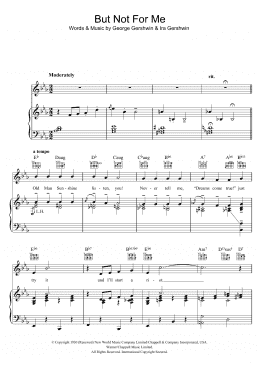 page one of But Not For Me (Piano, Vocal & Guitar Chords)