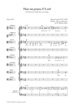 page one of Hear My Prayer, O Lord (Piano, Vocal & Guitar Chords)