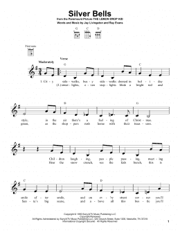 page one of Silver Bells (Ukulele)