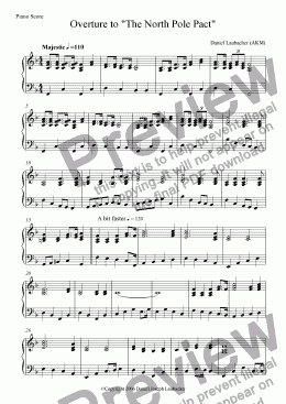 page one of Overture to THE NORTH POLE PACT