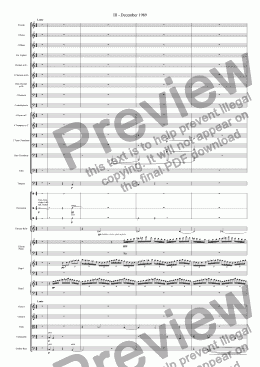page one of Symphonie Novocastria - III - December 1989