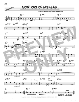 page one of Goin' Out Of My Head (Real Book – Melody & Chords)