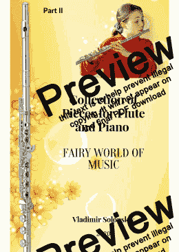 page one of  "Fairy world of music" -  flute part 2