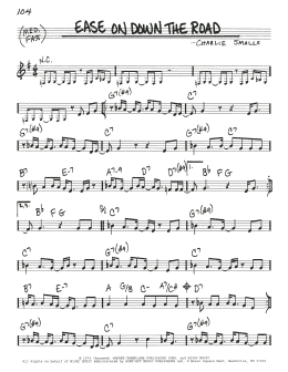page one of Ease On Down The Road (Real Book – Melody & Chords)