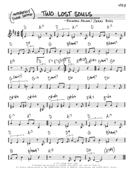 page one of Two Lost Souls (Real Book – Melody & Chords)