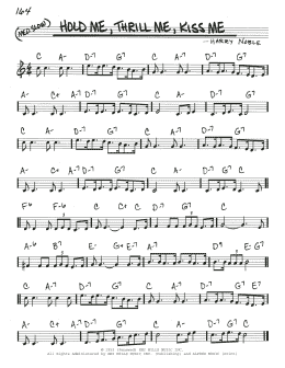 page one of Hold Me, Thrill Me, Kiss Me (Real Book – Melody & Chords)