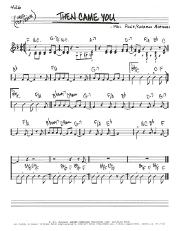 page one of Then Came You (Real Book – Melody & Chords)