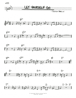 page one of Let Yourself Go (Real Book – Melody & Chords)