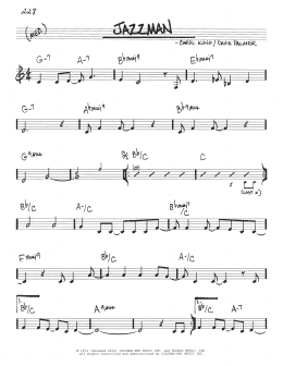 page one of Jazzman (Real Book – Melody & Chords)