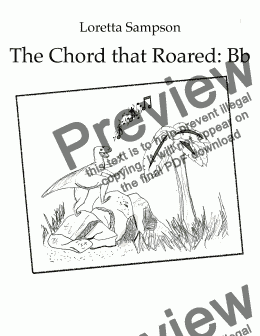 page one of The Chord that Roared:  Bb
