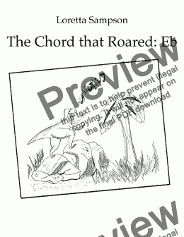page one of The Chord that Roared:  Eb