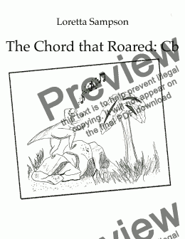 page one of The Chord that Roared:  Cb