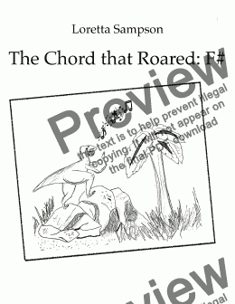 page one of The Chord that Roared: F#
