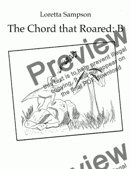 page one of The Chord that Roared:  B