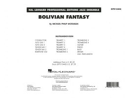 page one of Bolivian Fantasy - Conductor Score (Full Score) (Jazz Ensemble)