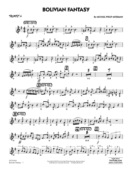 page one of Bolivian Fantasy - Trumpet 4 (Jazz Ensemble)