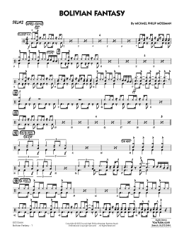 page one of Bolivian Fantasy - Drums (Jazz Ensemble)