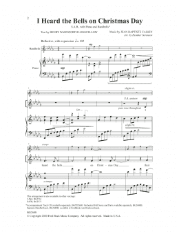 page one of I Heard the Bells On Christmas Day (SAB Choir)