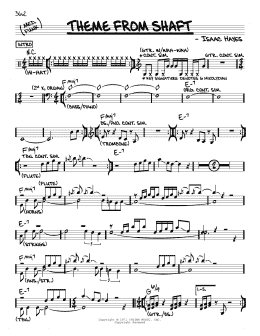page one of Theme From Shaft (Real Book – Melody & Chords)