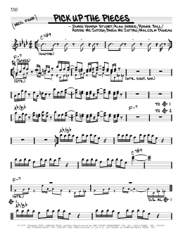 page one of Pick Up The Pieces (Real Book – Melody & Chords)