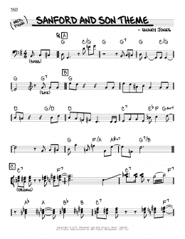 page one of Sanford And Son Theme (Real Book – Melody & Chords)
