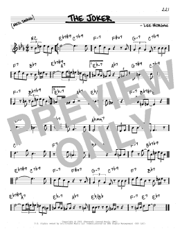 page one of The Joker (Real Book – Melody & Chords)