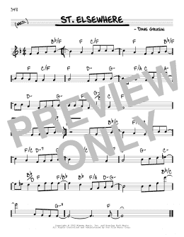 page one of St. Elsewhere (Real Book – Melody & Chords)