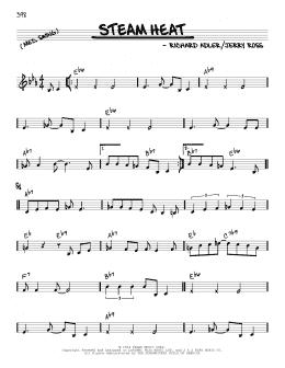 page one of Steam Heat (Real Book – Melody & Chords)