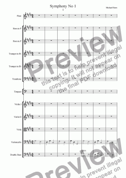 page one of Orchestral Romance