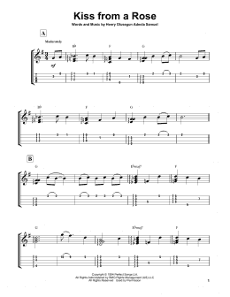 page one of Kiss From A Rose (Easy Ukulele Tab)